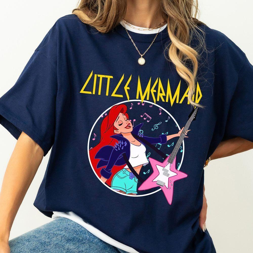 Retro Little Mermaid Ariel And Sebastian Vuitino Apparel
